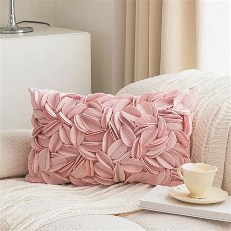 Light Luxury Pink Pillow Case Home Decor Headboard Pillow Throw Pillow ...