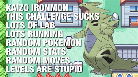 More Please Pokemon Fire Red Kaizo Ironmon Challenge Youtube