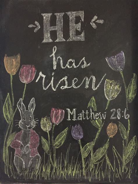 Easter Chalkboard Art Easter Chalkboard Art Easter Chalkboard