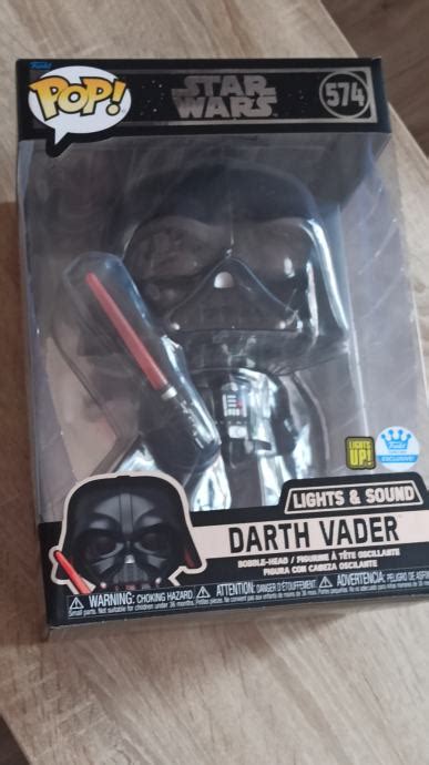 STAR WARS Funko POP 574 DARTH VADER W Light And Sound 25cm Excl NOVO