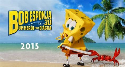 O novo filme do Bob Esponja será em 3D e fora d agua Veja o trailer