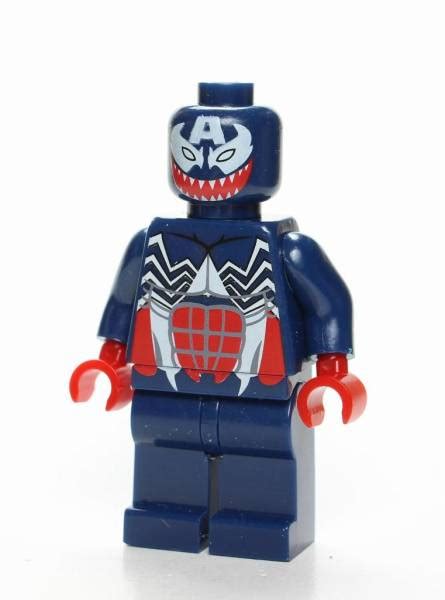 HeroBloks - Symbiote Captain America - Kopf - KF636