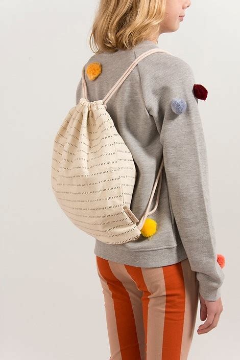 Plecak Worek Nude Pink Slou