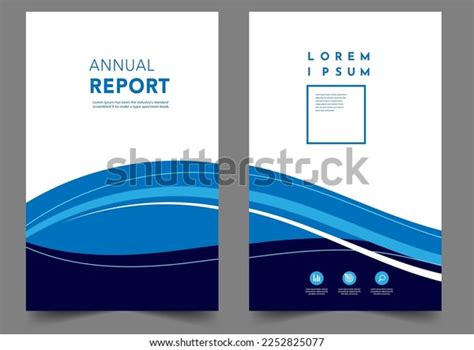 Corporate Book Cover Design Template A4 Stock Vector Royalty Free