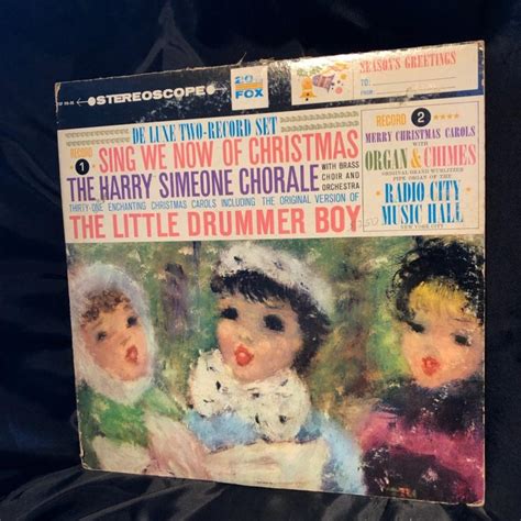 The Harry Simeone Chorale Sing We Now Of Christmas Merry Christmas