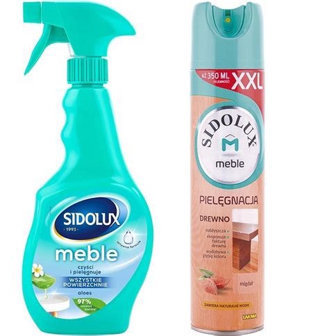 Sidolux Zestaw Spray Przeciw Kurzowi Aloes Ml Pianka Migda Ml