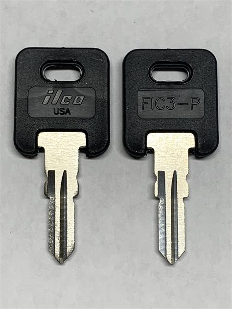 Fastec Industrial FIC Ilco FIC3 P Key Blank One Pair FIC