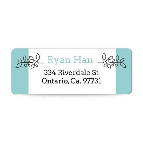 45 Free Address Labels Samples 2017