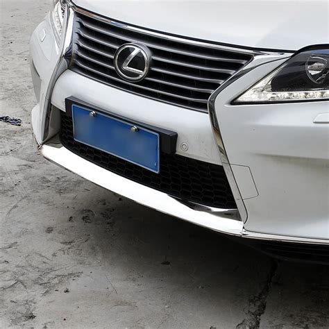 Pc Stainless Steel Front Down Bumper Molding Trim Cover For Lexus