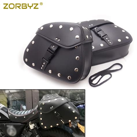 ZORBYZ Bolsas De Equipaje De Cuero Artificial Alforjas Universales