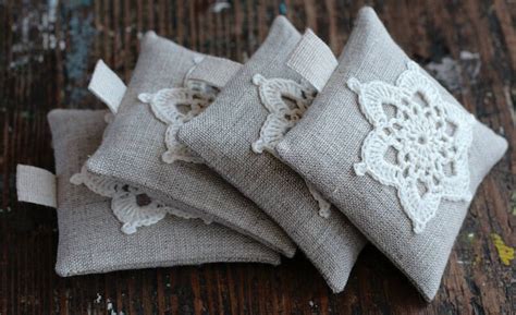 Sachets De Lavande Motif Au Crochet Ensemble De Ou Etsy