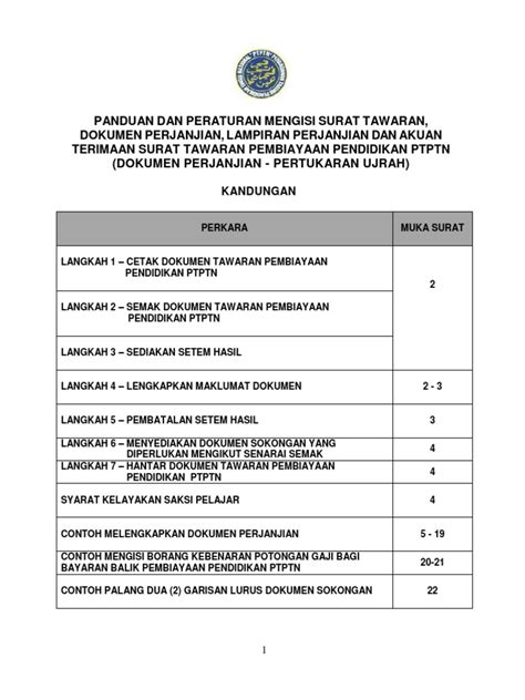 Pdf Panduan Pengisian Dokumen Perjanjian Ujrah Dokumen Tips