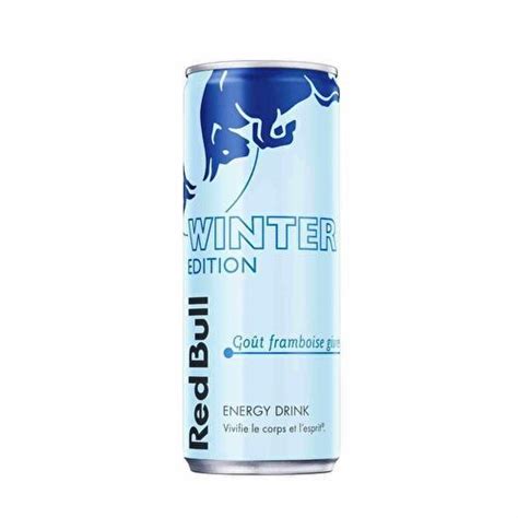 Red Bull Boisson énergétique winter édition goût framboise givrée