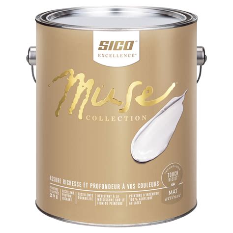 Peinture et apprêt d intérieur SICO Muse au latex mat atténué 3 78 L