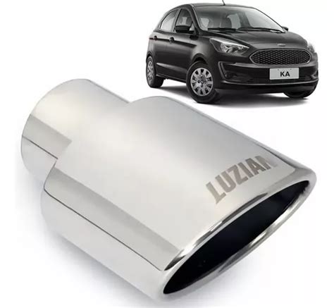 Ponteira De Escapamento P Inox Oval Pol Ford Ka