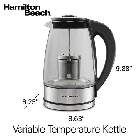 Liter Variable Temperature Kettle Hamiltonbeach