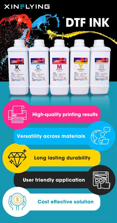 Factory Price Multi Color Xinflying Good Quality Cmyk Ml White Ink