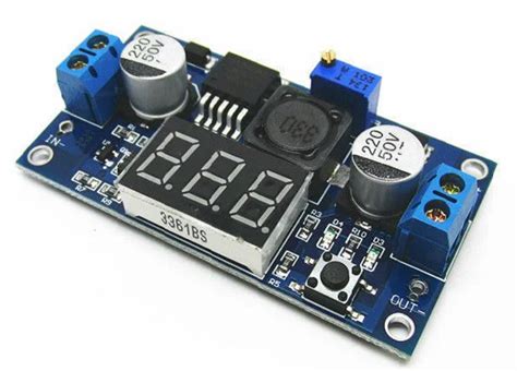 Lm A Buck Step Down Power Converter Module Led Voltmeter At