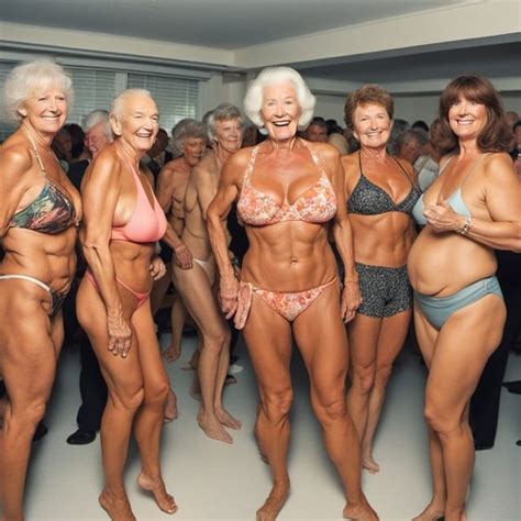 Bikini Contest At The Retirement Home R Blursed Ai