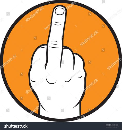Fuck Off Hand Gesture เวกเตอรสตอก ปลอดคาลขสทธ 30688459 Shutterstock