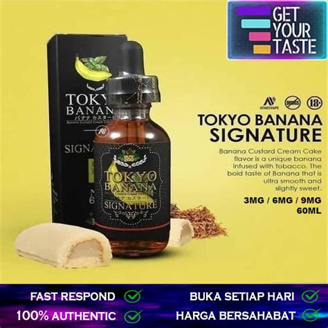 Jual Liquid Tokyo Banana Signature Banana Custard Cream Cake