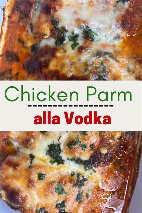 Chicken Parmesan Alla Vodka Recipe