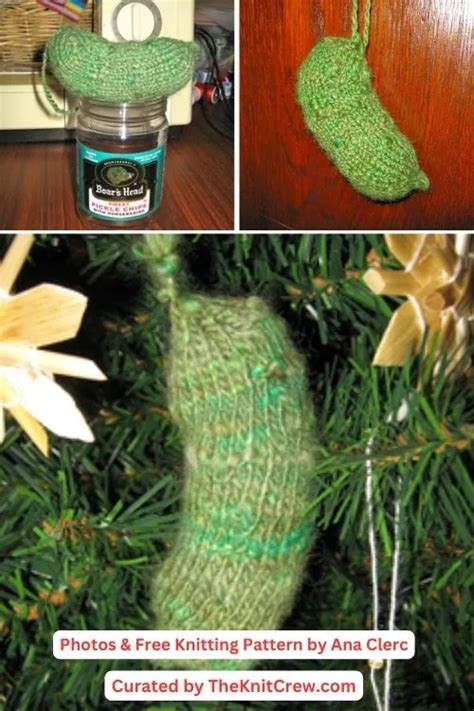 Free Knitted Pickle Patterns For Beginners The Knit Crew