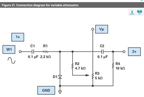 Diode Attenuator Circuit Gives Me An Offset Qanda Studentzone