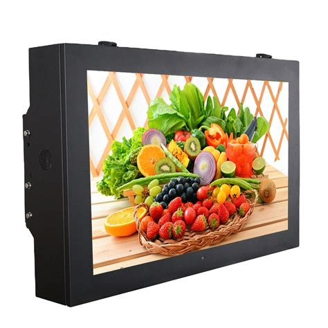 55 Inch Outdoor High Brightness LCD Screen For Waterproof IP55 Wall