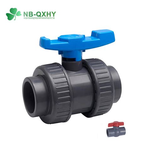 Din Bs Ansi Jis Standard Pvc True Union Ball Valve Double China Factory