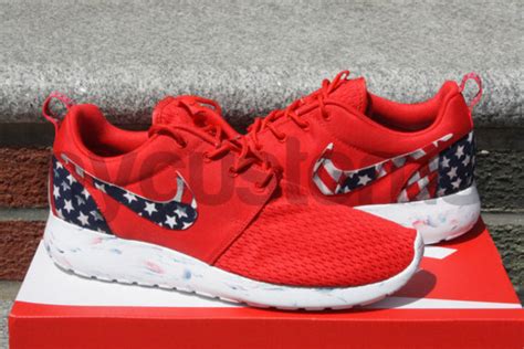 Shoes Nike Roshe Run American Flag American Flag Printed American