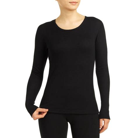 Coldpruf Coldpruf Womens Platinum Crew Thermal Shirt Black Large