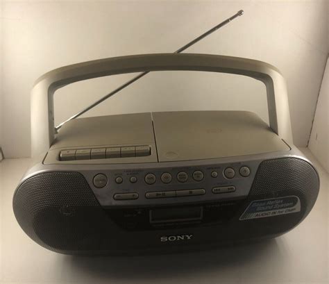 Lecteur Cd Radio Cassette Stéréo Corder Boombox Sony Cfd S05 Ebay