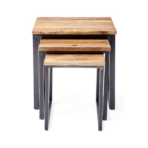 Rivièra Maison Solid Wood Sled Nesting Tables Wayfair