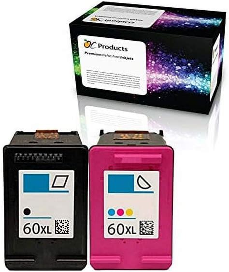 OCProducts Refilled Ink Cartridge Replacement For HP 60XL For Envy 120