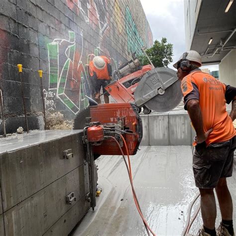 Wall Sawing Brisbane • Alpha Concrete Cutting