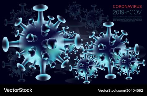 Covid19 19 Background Template Royalty Free Vector Image