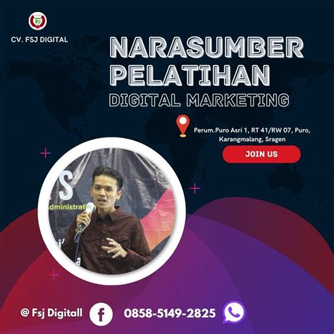 Wa 0858 5149 2825 Narasumber Digital Marketing Politeknik Perkapalan