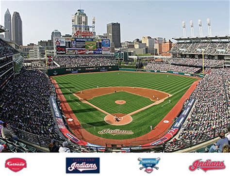 progressive field mural