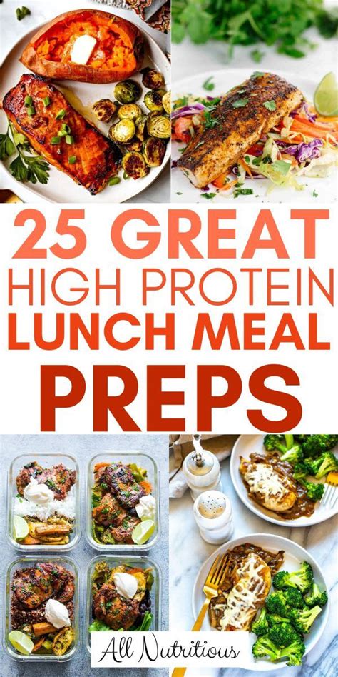 Delish High Protein Lunches For Work Protein Lunch Easy Healthy