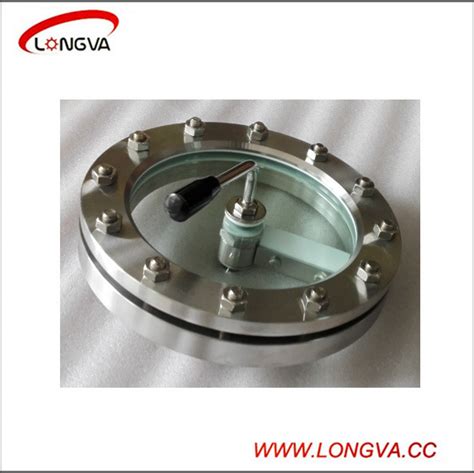 Sanitary Stainless Steel Flange Sight Glass With Wiper Sight Glass