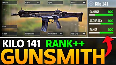 Best Kilo Gunsmith In Call Of Duty Mobile Kilo Call Of Duty