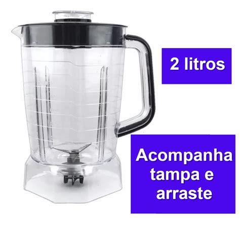 Copo Liquidificador Para Oster Power Full Oliq Preto