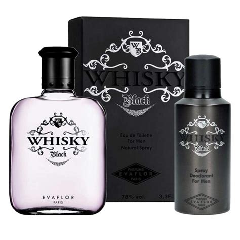 Evaflor Whisky Black Coffret Edt 100ml Deo 150ml Grays Home