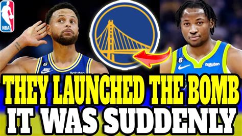 🚨💥gsw Last Minute Warriors Now Announce Urgent News Golden State Warrios News Today Youtube