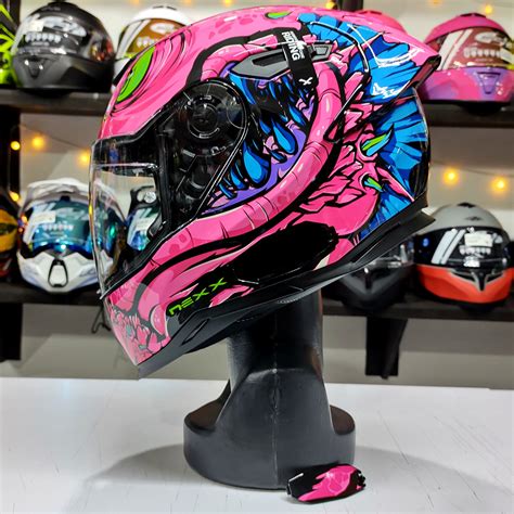 Casco Nexx Sx R Abisal Pink Blue Jabs Moto