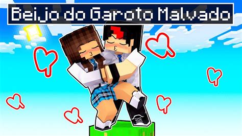 Miika BEIJOU O GAROTO MALVADO Em 1 BLOCO No Minecraft Miika YouTube