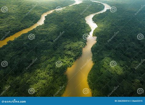 Aerial View of Panama Canal on the Atlantic Side Stock Illustration ...