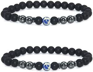 Amazon Pingyongchang Anti Swelling Black Obsidian Anklets For