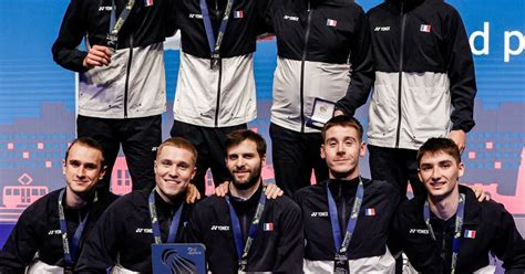 Badminton Euro par équipes les Bleus en argent